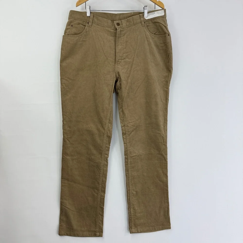 Bills Khakis Corduroy Pants Mens 38x32 Khaki 5S Standard Fit BK5PKTS2010010